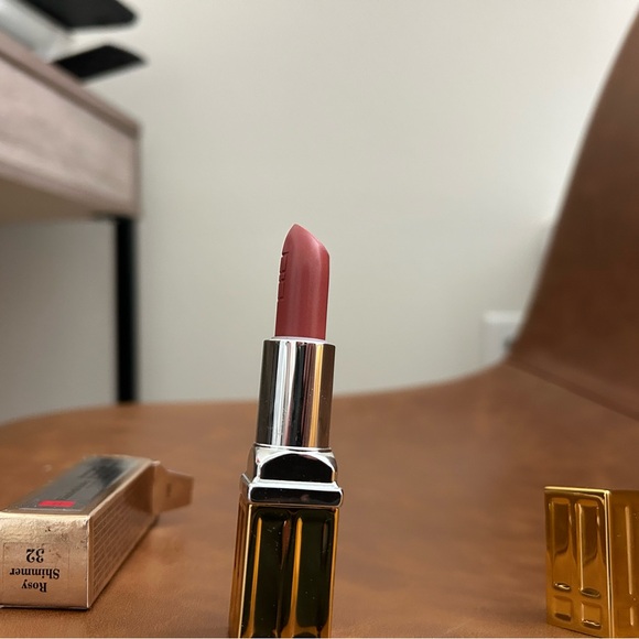 Pink Lipstick with Gold Case - Picture 1 of 3